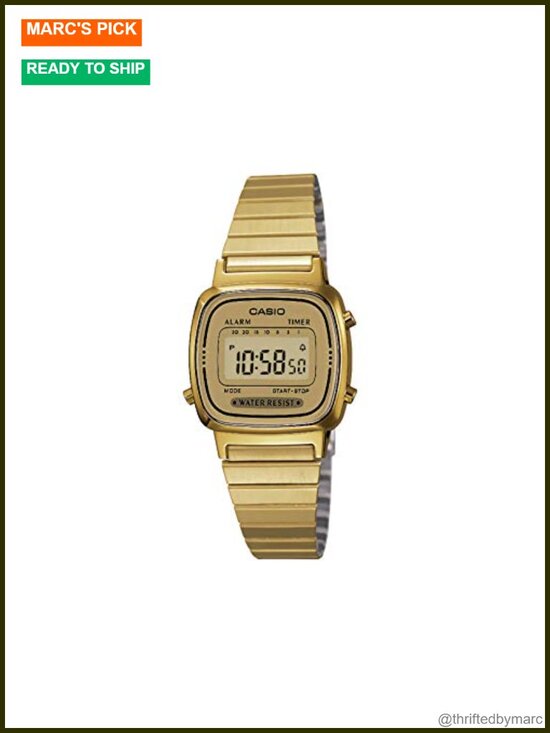 Unisex Analog Watch 200M WR Stainless Steel Case Resin Band Date Display Screw